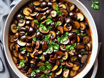 Roasted Eggplant and Mushrooms