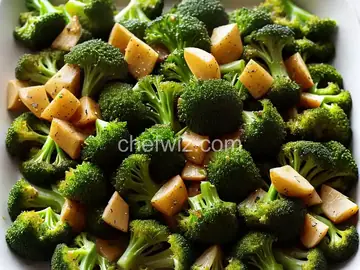 Roasted Garlic Lemon Broccoli