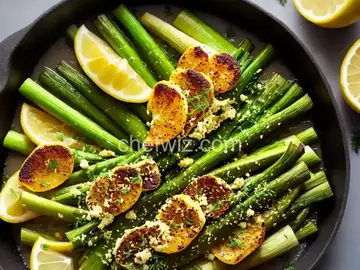 Roasted Leeks with Lemon Butter