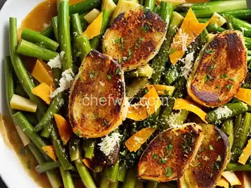 Roasted Leeks with Parmesan