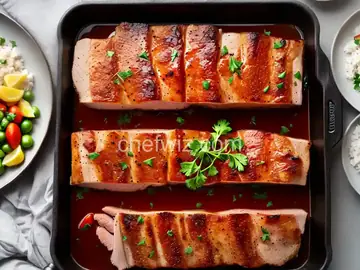 Roasted Loin of Pork with Pan Gravy