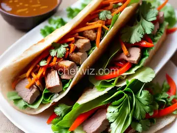 Roasted Pork Bánh Mì (Vietnamese Sandwich)