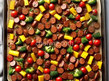 Roasted Sausage and Vegetables Sheet Pan Dinner