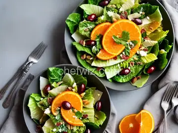 Romaine Salad with Orange and Olives