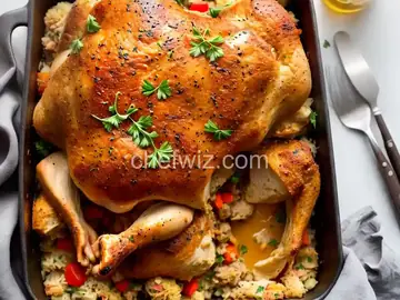 Rotisserie Chicken and Stuffing Casserole
