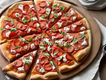 Rye Bread Party Pizzas