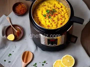 Saffron Risotto in the Pressure Cooker