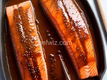 Salmon with Brown Sugar Glaze