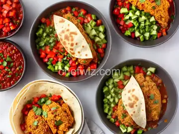 Salsa Chicken Burrito Filling
