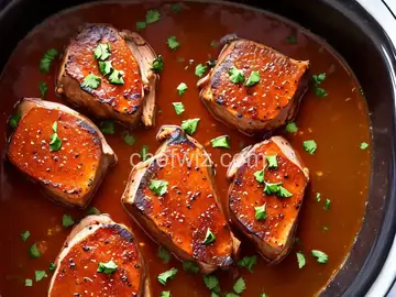 Saucy Slow Cooker Pork Chops