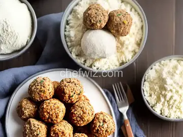 Sausage Balls with Flour