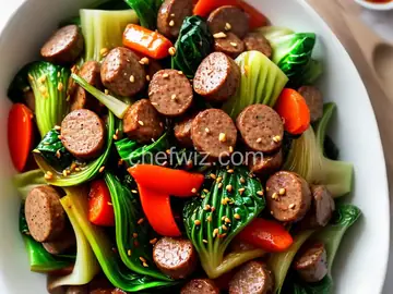 Sausage and Bok Choy Stir-Fry