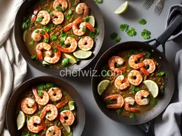 Sauteed Shrimp with Garlic, Lemon, and White Wine