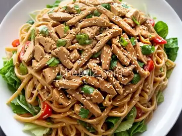 Sesame Pasta Chicken Salad