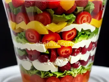 Seven Layer Gelatin Salad