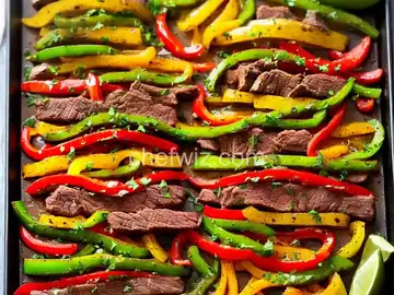 Sheet Pan Beef Fajitas