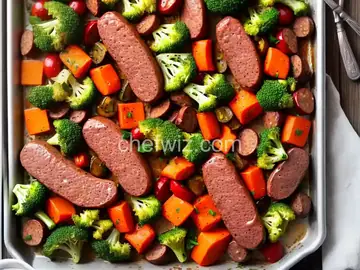 Sheet Pan Dinner with Sausage and Vegetables