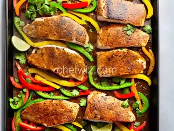 Sheet Pan Mahi Mahi Fajitas