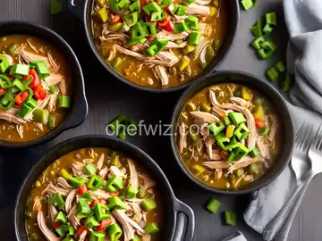 Shredded Slow Cooker Green Chile Chicken