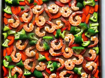 Shrimp and Vegetable Sheet Pan Dinner