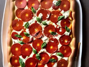 Sicilian Christmas Pizza (Sfincione)