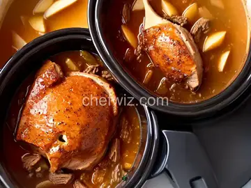 Slow Cooker Apple Cider Braised Pork