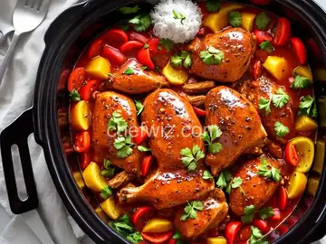 Slow Cooker Barbeque Chicken
