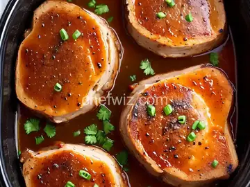 Slow Cooker French Onion Pork Chops