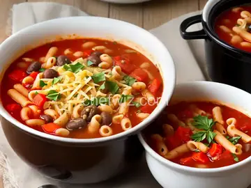 Slow Cooker Pasta Fagioli Soup