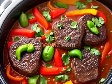 Slow Cooker Pepper Steak