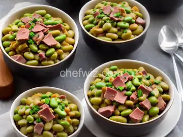 Slow Cooker Southern Lima Beans and Ham