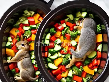 Slow Cooker Squirrel and Veggies