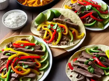 Slow Cooker Steak Fajitas