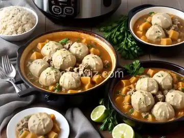 Slow Cooker Turkey and Dumplings