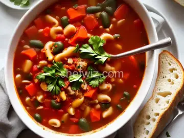 Slow Cooker Vegetarian Minestrone