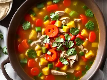 Southwestern Turkey Soup