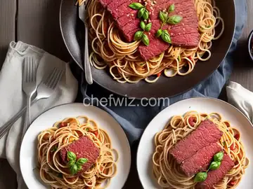 Spaghetti with Corned Beef