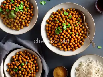 Spiced Air-Fried Chickpeas
