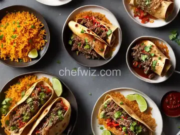 Spicy Beef Burritos