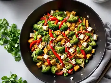 Spicy Feta Stir-Fry