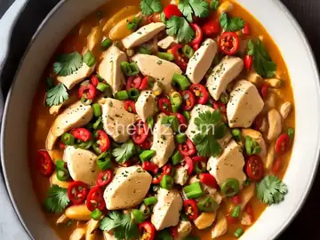 Spicy White Chili with Chicken