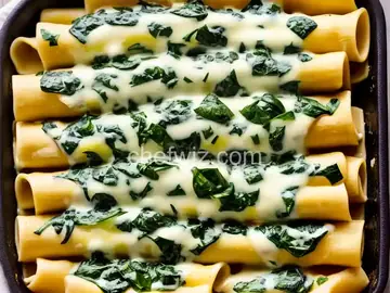 Spinach Cheese Manicotti