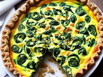 Spinach Quiche with Chicken