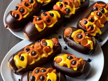 Spooky Spider Halloween Hot Dogs