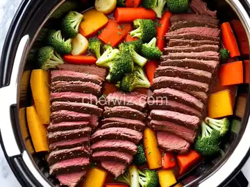 Stout Slow Cooker Corned Beef and Veggies