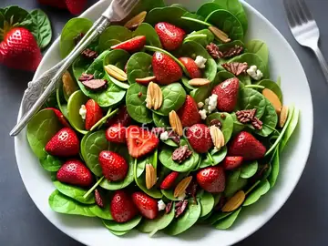 Strawberry Spinach Salad