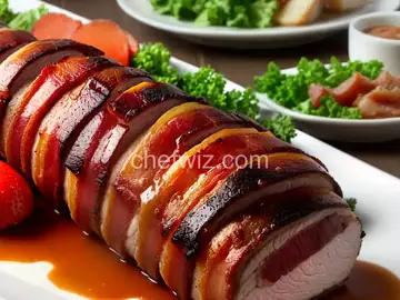 Sweet Bacon-Wrapped Pork Loin