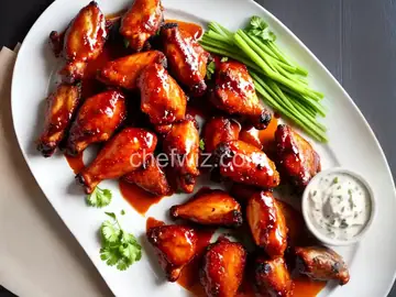 Sweet and Spicy BBQ Chicken Wings