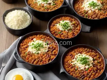 The Best Baked Rice and Beans