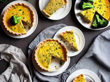 Tofu Quiche with Broccoli